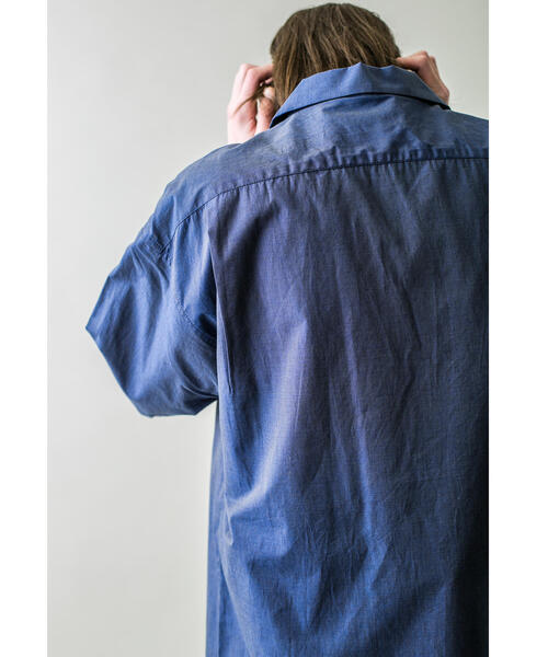 MONKEY TIME（モンキータイム）の「＜monkey time＞ BRUSH MARKS OPEN SHT/シャツ（シャツ/ブラウス・メンズ・オリーブ/ネイビー・M/S/L/XL）」の10枚目の写真