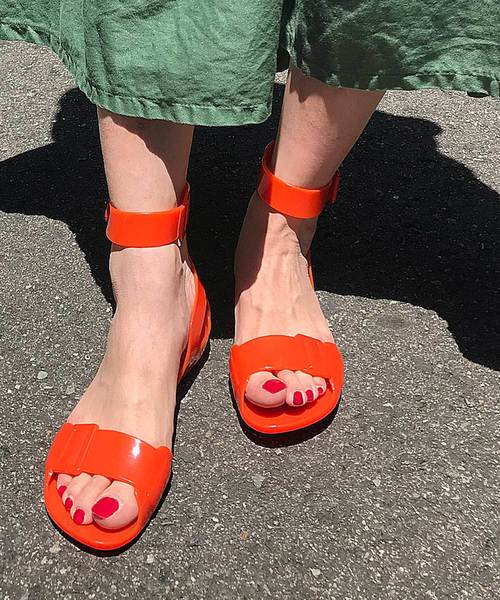 HUNTER(ハンター)の「Hunter Original Sandal(サンダル)」|オレンジ
