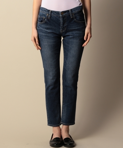 BEAUTY&YOUTH UNITED ARROWS（ビューティーアンドユースユナイテッドアローズ）の「BYBC デニムテーパードパンツ 2◆（デニムパンツ・レディース・コバルトブルー/ネイビー・SMALL/MEDIUM/LARGE）」の3枚目の写真