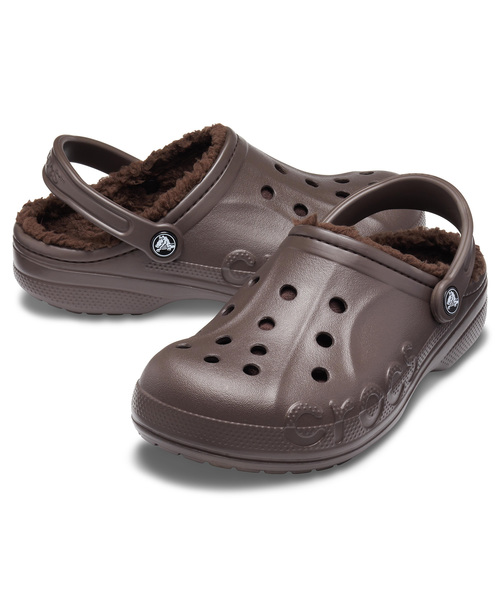 crocs（クロックス）の「クロックス crocs バヤ ラインド クロッグ Baya Lined Clog（サンダル・レディース・ブラック/ブラウン/レッド/ブルー/ピンク/パープル/ホワイト/パープル系その他/ブラウン系その他・22cm/23cm/24cm/25cm/26cm/27cm/28cm/29cm/31cm/30cm）」の3枚目の写真