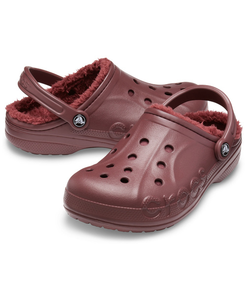 crocs（クロックス）の「クロックス crocs バヤ ラインド クロッグ Baya Lined Clog（サンダル・レディース・ブラック/ブラウン/レッド/ブルー/ピンク/パープル/ホワイト/パープル系その他/ブラウン系その他・22cm/23cm/24cm/25cm/26cm/27cm/28cm/29cm/31cm/30cm）」の9枚目の写真