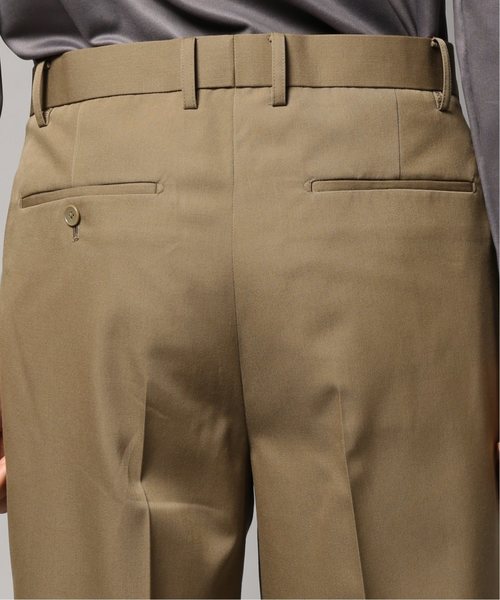 EDIFICE（エディフィス）の「ウールギャバジン 2タックワイドストレートパンツ（その他パンツ・メンズ・ブラック/ベージュ/ネイビー・SMALL/MEDIUM/LARGE/X-LARGE）」の9枚目の写真