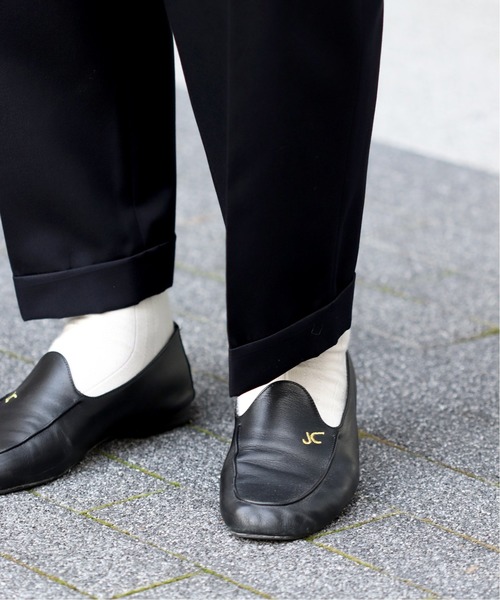 EDIFICE（エディフィス）の「ウールギャバジン 2タックワイドストレートパンツ（その他パンツ・メンズ・ブラック/ベージュ/ネイビー・SMALL/MEDIUM/LARGE/X-LARGE）」の22枚目の写真