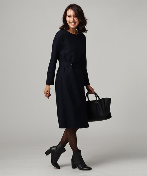 セール Untitled アンタイトル のワンピース L ウールボートネックベルテッドワンピース 153 19 02 をセール 価格で購入できます Untitled ワンピース ドレス Untitled アンタイトル のファッション ワンピース L ウールボートネックベルテッド