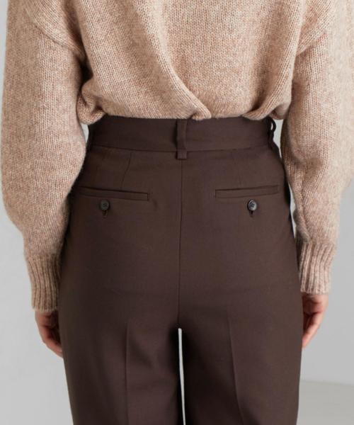 green label relaxing(グリーンレーベルリラクシング)の「FFC テーパード パンツ(その他パンツ・レディース・オフホワイト/ブラック/ブラウン・38/36)」の10枚目の写真