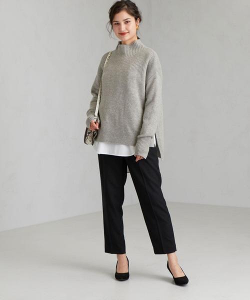 green label relaxing(グリーンレーベルリラクシング)の「FFC テーパード パンツ(その他パンツ・レディース・オフホワイト/ブラック/ブラウン・38/36)」の14枚目の写真