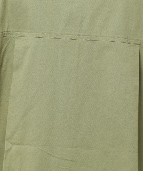 PAGEBOY（ページボーイ）の「ロングミリタリーシャツワンピース（ワンピース・レディース・カーキ/グレイッシュベージュ/ホワイト・FREE）」の9枚目の写真