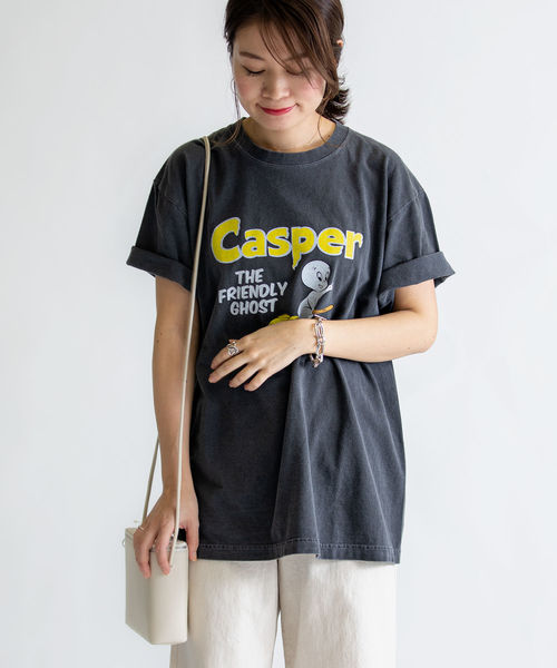 SHIPS(シップス)の「GOODSPEEDムービーTee◇(Tシャツ/カットソー・レディース・ブラック/ネイビー/オフホワイト/ダークグレー・ONE SIZE)」の1枚目の写真