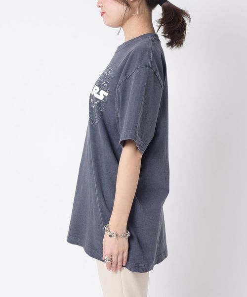 SHIPS(シップス)の「GOODSPEEDムービーTee◇(Tシャツ/カットソー・レディース・ブラック/ネイビー/オフホワイト/ダークグレー・ONE SIZE)」の6枚目の写真