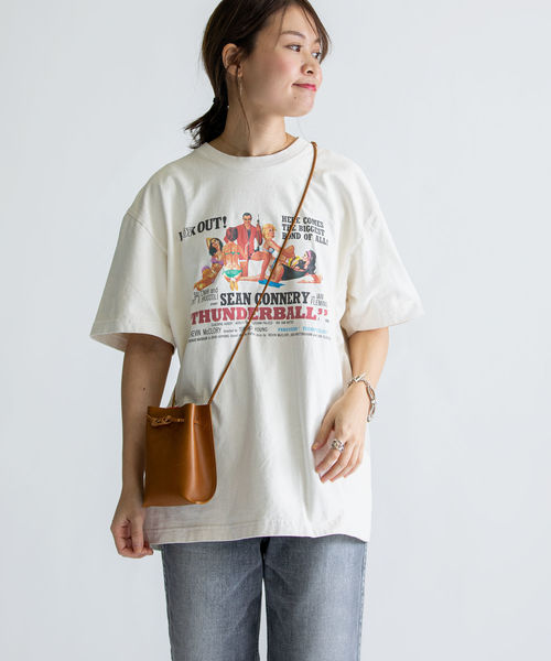 SHIPS(シップス)の「GOODSPEEDムービーTee◇(Tシャツ/カットソー・レディース・ブラック/ネイビー/オフホワイト/ダークグレー・ONE SIZE)」の19枚目の写真