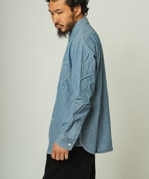 BIG MIKE | BIG MIKE ビッグマイク/ 長袖 シャンブレーデニムシャツ / 102015300(シャツ/ブラウス)