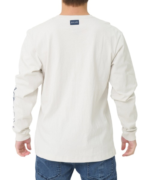 rip curl(リップカール)の「【RIP CURL リップカール】プリントロングTシャツ / ユニセックス / ロンT ポケット付き 袖プリント(Tシャツ/カットソー・メンズ・ブラック/ベージュ/オフホワイト・MEDIUM/LARGE)」の6枚目の写真