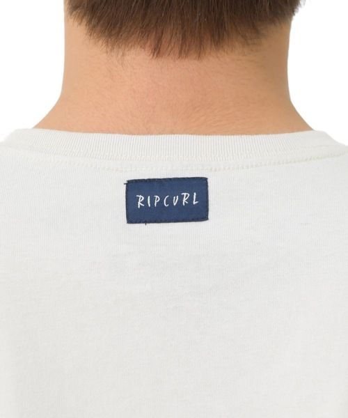 rip curl(リップカール)の「【RIP CURL リップカール】プリントロングTシャツ / ユニセックス / ロンT ポケット付き 袖プリント(Tシャツ/カットソー・メンズ・ブラック/ベージュ/オフホワイト・MEDIUM/LARGE)」の7枚目の写真