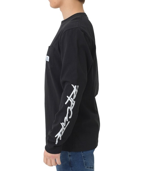 rip curl(リップカール)の「【RIP CURL リップカール】プリントロングTシャツ / ユニセックス / ロンT ポケット付き 袖プリント(Tシャツ/カットソー・メンズ・ブラック/ベージュ/オフホワイト・MEDIUM/LARGE)」の10枚目の写真