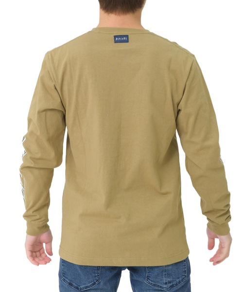 rip curl(リップカール)の「【RIP CURL リップカール】プリントロングTシャツ / ユニセックス / ロンT ポケット付き 袖プリント(Tシャツ/カットソー・メンズ・ブラック/ベージュ/オフホワイト・MEDIUM/LARGE)」の16枚目の写真