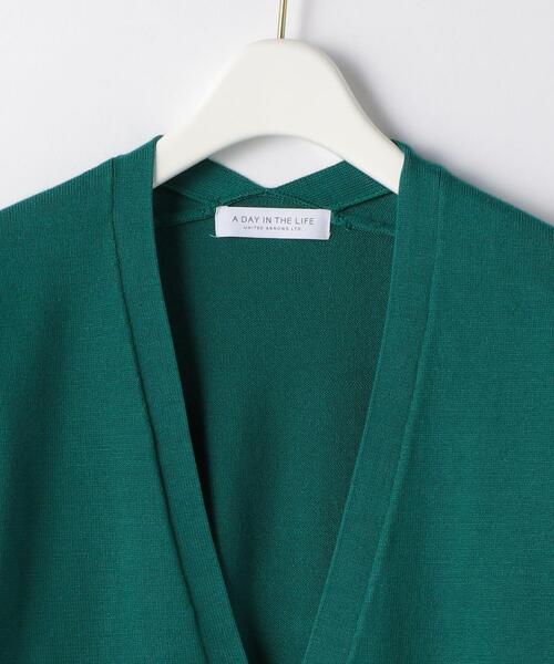 UNITED ARROWS LTD. OUTLET(ユナイテッドアローズアウトレット)の「<A DAY IN THE LIFE>12G Vネック カーディガン(ニット/セーター・レディース・ケリー/イエロー・FREE)」の4枚目の写真