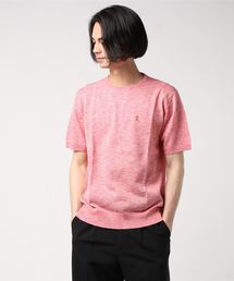 スラブ調ニットTシャツ