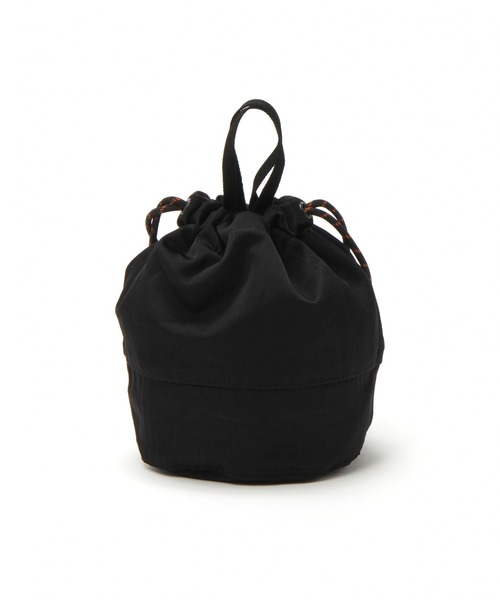 UNIVERSAL OVERALL（ユニバーサルオーバーオール）の「【菅田将暉さん着用アイテム】【UNIVERSAL OVERALL(ユニバーサル オーバーオール)】別注ナイロンツイル巾着ポーチ（ショルダーバッグ・メンズ・ブラック/ベージュ/カーキ・0）」の9枚目の写真