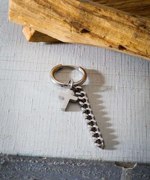 BROTHERHOOD（ブラザーフッド）の「【BROTHERHOOD】サージカル ステンレス フォーリンチェーンMIX ハーフ ピアス（ピアス（片耳用）・メンズ・A/B/C/D/E/I/H/G/F/J・FREE）」の7枚目の写真