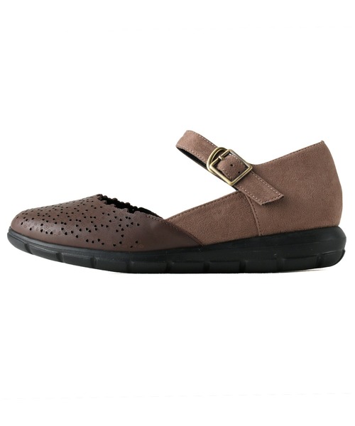 coca(ANDEX shoes product)(コカ)の「ストラップ付き バレエパンプス / 120022(スニーカー・レディース・アイボリー/ブラック/ベージュ・23.5cm/24.5cm/24.0cm/23.0cm/22.5cm)」の7枚目の写真