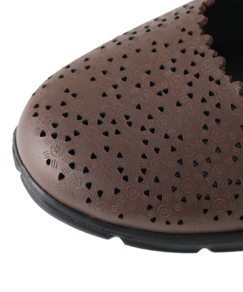 coca(ANDEX shoes product)(コカ)の「ストラップ付き バレエパンプス / 120022(スニーカー・レディース・アイボリー/ブラック/ベージュ・23.5cm/24.5cm/24.0cm/23.0cm/22.5cm)」の12枚目の写真