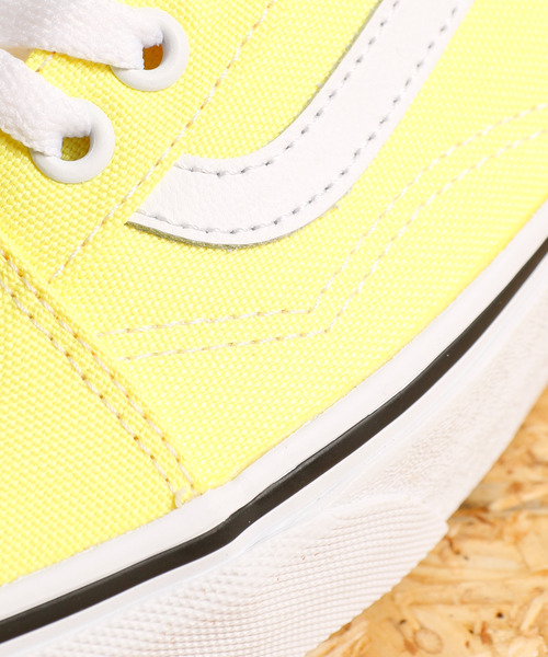 And A(アンドエー)の「VANS ヴァンズ / OLD SKOOL オールドスクール NEON ネオンカラー パステルカラー シューズ ローカットスニーカー キャンバス バンズ / VN0A4U3BWT(スニーカー・メンズ・ピンク/グリーン/レモンイエロー・23cm/23.5cm/24cm/26cm/26.5cm/27cm/27.5cm/28cm)」の17枚目の写真