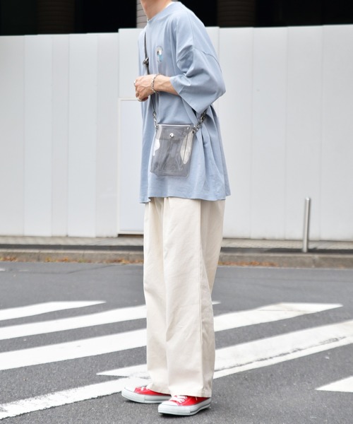 kutir（クティール）の「クリアショルダーバッグ（ショルダーバッグ・メンズ・ホワイト/チャコールグレー/ライトブルー/ラベンダー・FREE）」の22枚目の写真