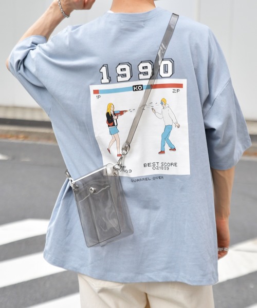 kutir（クティール）の「クリアショルダーバッグ（ショルダーバッグ・メンズ・ホワイト/チャコールグレー/ライトブルー/ラベンダー・FREE）」の14枚目の写真