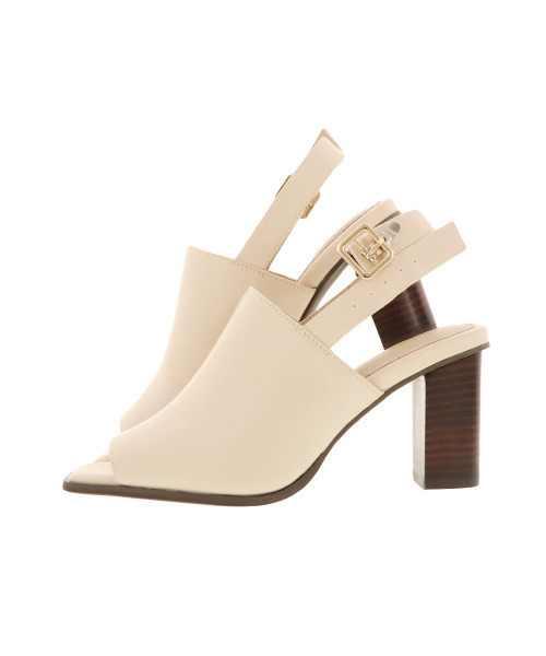 RANDA（ランダ）の「ストレスフリー/スクエアトゥストラップサンダル（サンダル・レディース・ブラック/ゴールド/アイボリー・LL/S/M/L）」の9枚目の写真