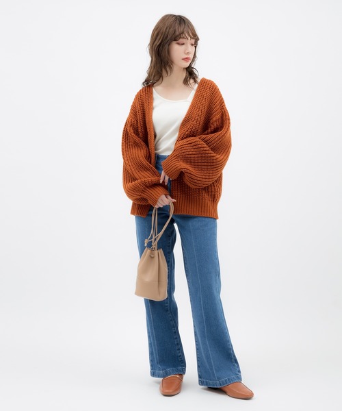 ざっくりショートニットカーディガン カーディガン ボレロ Earth Music Ecology アースミュージックアンドエコロジー のファッション通販 Zozotown