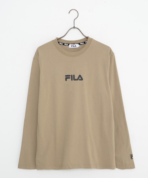 FILA(フィラ)の「FILA/フィラ ワンポイント ブランド ロゴ 刺繍 BIGロゴ プリント クルーネック 長袖 Tシャツ ロンT(Tシャツ/カットソー・メンズ・ホワイト/ブラック/ネイビー/モカ/ホワイト系その他/ブラック系その他/杢グレー/グレー系その他/ブラウン系その他/ブルー系その他/ホワイト系その他2/ブラック系その他2/ブルー系その他2/グレー系その他2/ホワイト系その他3/ブラック系その他3/ブルー系その他3/グレー系その他3/ベージュ系その他/ベージュ/ダークグリーン/ライトブルー・LL/M/L/3L)」の16枚目の写真