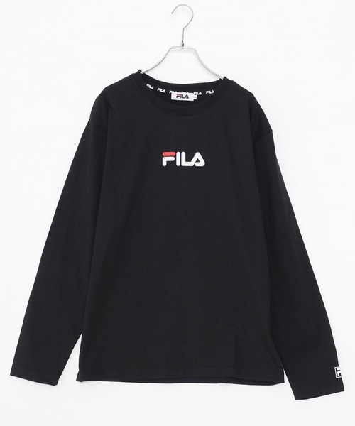 FILA(フィラ)の「FILA/フィラ ワンポイント ブランド ロゴ 刺繍 BIGロゴ プリント クルーネック 長袖 Tシャツ ロンT(Tシャツ/カットソー・メンズ・ホワイト/ブラック/ネイビー/モカ/ホワイト系その他/ブラック系その他/杢グレー/グレー系その他/ブラウン系その他/ブルー系その他/ホワイト系その他2/ブラック系その他2/ブルー系その他2/グレー系その他2/ホワイト系その他3/ブラック系その他3/ブルー系その他3/グレー系その他3/ベージュ系その他/ベージュ/ダークグリーン/ライトブルー・LL/M/L/3L)」の8枚目の写真