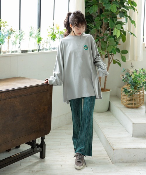 Mysa&Liina（ミーサリーナ）の「柄編みニットフレアパンツ（その他パンツ・レディース・ブラック/グリーン/キャメル・M）」の22枚目の写真