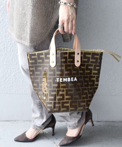 TEMBEA（テンベア）の「TEMBEA:【別注】PVCモノグラムトート（S 