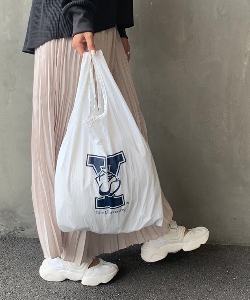 University Pocketable Eco Bag ユニバーシティポケッタブルエコバッグ Yaleエコバッグ ショッピングバッグ エコバッグ サブバッグ Jeans Factory ジーンズファクトリー のファッション通販 Zozotown