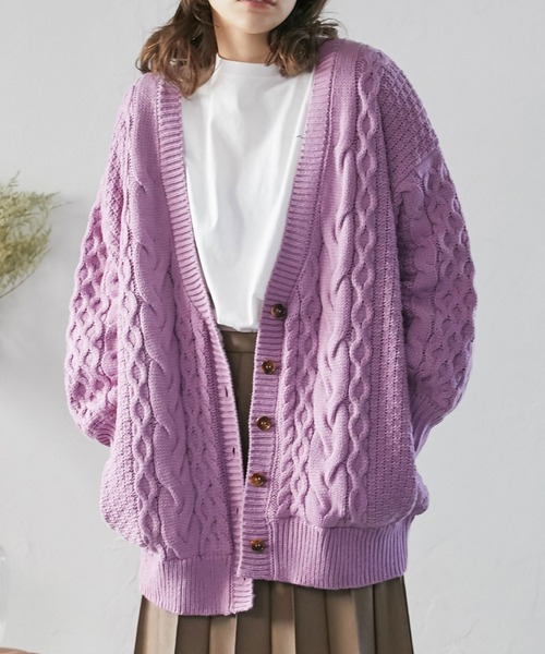 セール 裏ボアニットカーディガン カーディガン ボレロ Vis ビス のファッション通販 Zozotown