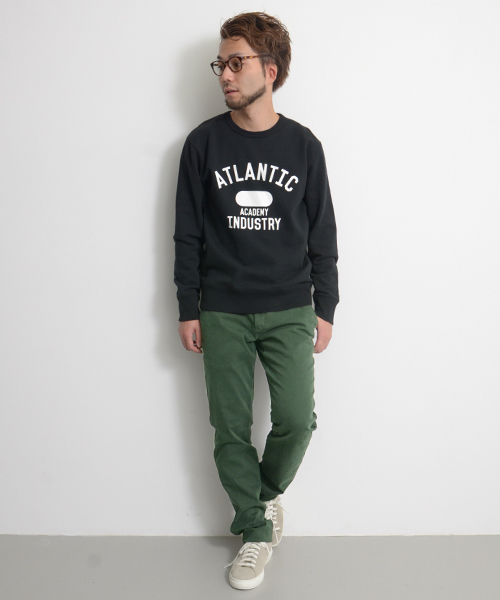 URBAN RESEARCH(アーバンリサーチ)の「UR AUTHENTIC C/N SWEAT(スウェット・メンズ・ホワイト/ブラック/ネイビー・LARGE/MEDIUM)」の9枚目の写真