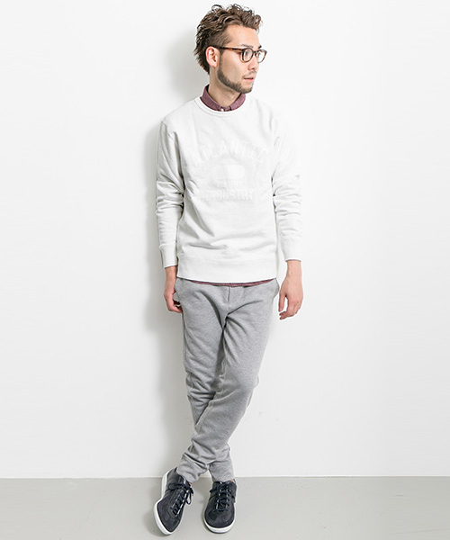 URBAN RESEARCH(アーバンリサーチ)の「UR AUTHENTIC C/N SWEAT(スウェット・メンズ・ホワイト/ブラック/ネイビー・LARGE/MEDIUM)」の19枚目の写真