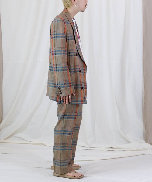 Iroquois（イロコイ）の「CHAMBRAY CHECK WJK【セットアップ対応 