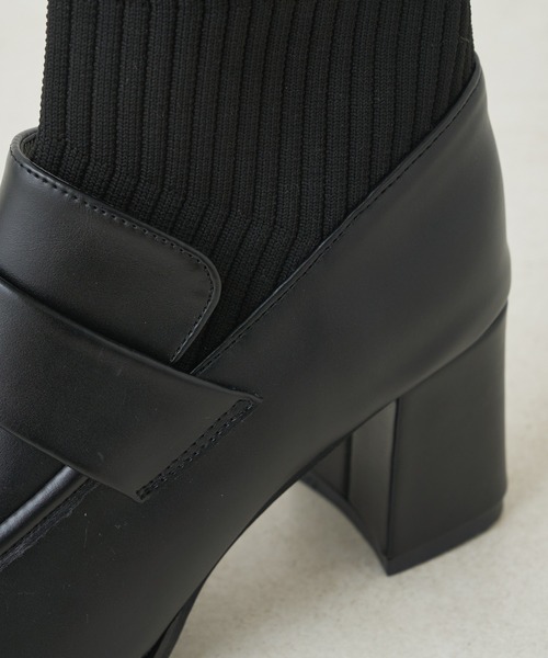 Chico(チコ)の「ソックスヒールローファー(ローファー・レディース・ブラック/ライトベージュ・SMALL/MEDIUM/LARGE)」の13枚目の写真