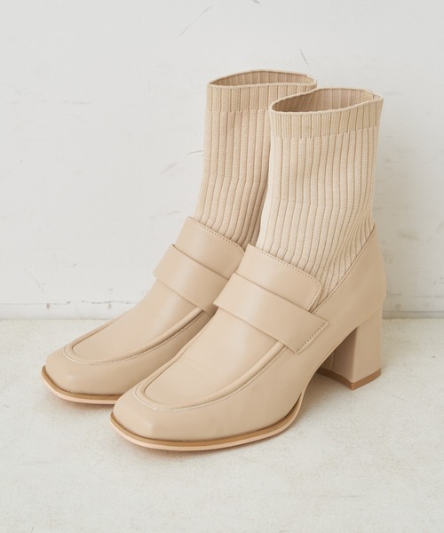 Chico(チコ)の「ソックスヒールローファー(ローファー・レディース・ブラック/ライトベージュ・SMALL/MEDIUM/LARGE)」の17枚目の写真