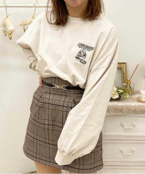 apres jour（アプレジュール）の「アソートスリット入りロンT【ZOZOTOWN限定アイテム】（Tシャツ/カットソー・レディース・オフホワイト/アイボリー/ミント/クリーム/ホワイト系その他/ダークブルー・X-LARGE/フリー）」の12枚目の写真