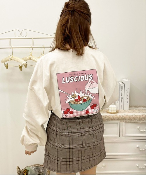 apres jour（アプレジュール）の「アソートスリット入りロンT【ZOZOTOWN限定アイテム】（Tシャツ/カットソー・レディース・オフホワイト/アイボリー/ミント/クリーム/ホワイト系その他/ダークブルー・X-LARGE/フリー）」の14枚目の写真