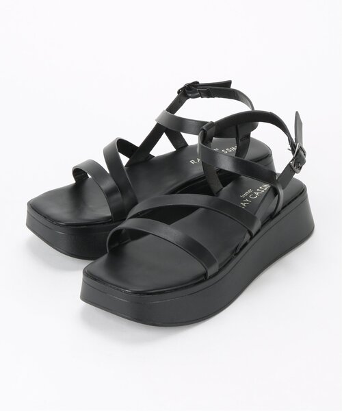 frames RAY CASSIN(フレームスレイカズン)の「スクエアトゥー厚底サンダル(サンダル・レディース・ブラック/ブラウン/キナリ・SMALL/MEDIUM/LARGE)」の3枚目の写真