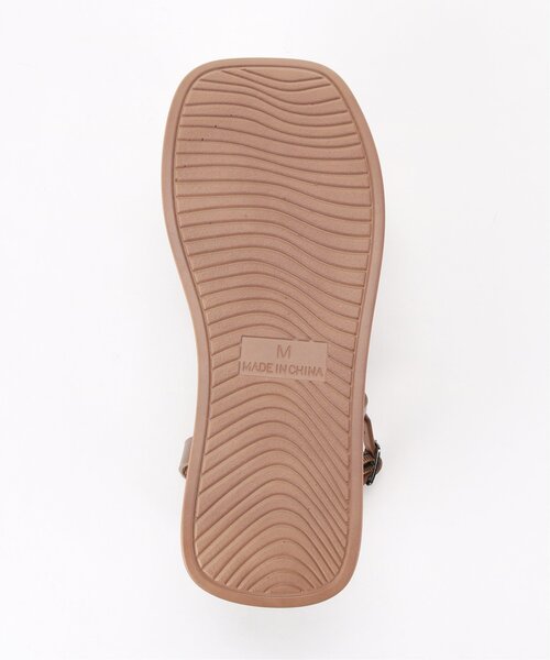 frames RAY CASSIN(フレームスレイカズン)の「スクエアトゥー厚底サンダル(サンダル・レディース・ブラック/ブラウン/キナリ・SMALL/MEDIUM/LARGE)」の10枚目の写真