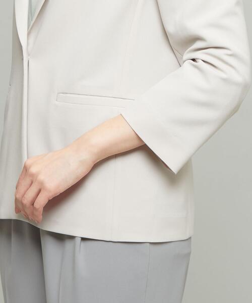 closet story(クローゼットストーリー)の「<closet story>□ユル テーラード ジャケット -手洗い可能-(テーラードジャケット・レディース・ライトグレー/ブラック・FREE)」の13枚目の写真