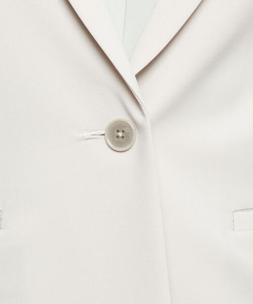 closet story(クローゼットストーリー)の「<closet story>□ユル テーラード ジャケット -手洗い可能-(テーラードジャケット・レディース・ライトグレー/ブラック・FREE)」の12枚目の写真