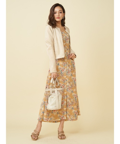 ROYAL PARTY（ロイヤルパーティー）の「ノーカラージャケット（ノーカラージャケット・レディース・ライトグレー/ブラック/ベージュ・FREE）」の21枚目の写真