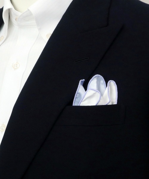 TOKYO SHIRTS（トウキョウシャツ）の「ベーシック ポケットチーフ（ポケットチーフ・メンズ・その他1/その他2/その他3/その他4/その他5/その他6/その他7/その他8/その他9/その他10/その他11/その他12・FREE）」の5枚目の写真