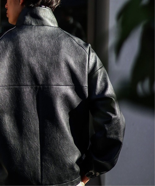 EDIFICE（エディフィス）の「ヴィーガンレザー トラッカーブルゾン